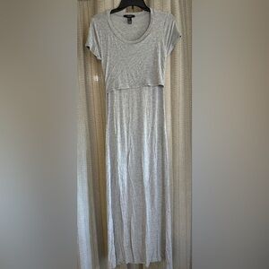 Forever 21 Light Gray Maxi Dress
